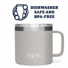 Picture of YETI Rambler 14 oz Mug, Vacuum Insulated, Stainless Steel with MagSlider Lid, Granite Gray