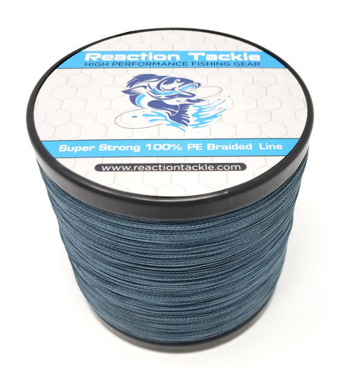 GetUSCart- Reaction Tackle Braided Fishing Line Low Vis Gray 65LB 300yd