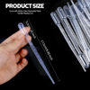 Picture of Teenitor 200PCS 2ML Disposable Pipettes Plastic Transfer Pipettes Eye Dropper Plastic Pipettes Dropper for Science Experiments, Essential Oil Blending, Crafting