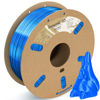 Picture of Duramic 3D Shiny Silk PLA Filament 1.75mm Blue, Shiny Blue PLA Filament Dimensional Accuracy +/- 0.05 mm 1kg Spool(2.2 lbs)