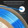 Picture of Duramic 3D Shiny Silk PLA Filament 1.75mm Blue, Shiny Blue PLA Filament Dimensional Accuracy +/- 0.05 mm 1kg Spool(2.2 lbs)