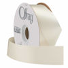 Picture of Berwick Offray 1.5" Wide Double Face Satin Ribbon, Antique White Ivory, 50 Yds