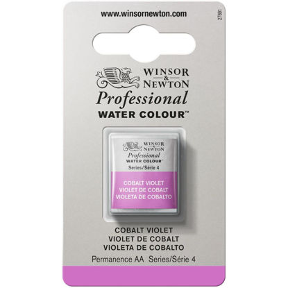 Picture of Winsor & Newton Professional Watercolor, Half Pan, Cobalt Violet