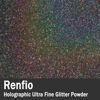 Picture of Renfio Holographic Ultra Fine Glitter Powder Metallic Resin Glitter 1.75 Oz (50g) PET Flakes Crafts Sequins 1/128" 0.008" 0.2mm Epoxy Chips Flakes for Tumblers Slime - Laser Brown