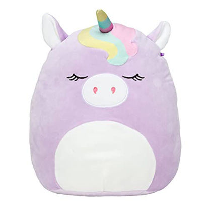 Picture of Squishmallows Official Kellytoy Plush 8 Inch Squishy Soft Plush Toy Animals (Silvia Sleepy Unicorn)