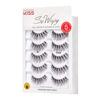 Picture of KISS So Wispy Fake Eyelashes Multipack #09, Easy-To-Apply Lightweight False Eyelashes, 100% Cruelty-Free Natural Human Hair, Reusable and Contact Lens Friendly, 5 Pairs