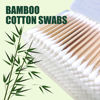 Picture of 10 Packs Cotton Swabs with Bamboo Sticks/Biodegradable Cotton Buds 2000pcs