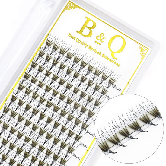 Picture of Premade Fans Eyelash Extensions 5D-D-16 275 Fans Premade Volume Eyelash Extensions Pointed Base Fans 0.07 Premade Volume Fans C D Curl (5D-D,16mm)