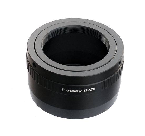 Picture of Fotasy T Mount Lens to E Mount Adapter, T2 E Mount Adapter, Emount Telescope Lens Adapter, Compatible with Sony a7 a7R a7s II III IV a9 a7c Alpha 1 a6600 a6500 a6400 a6300 a6100 a6000 a5100 ZV-E10