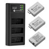 Picture of FirstPower LP-E8 Battery 3-Pack and Triple Slot Charger Compatible with Canon EOS Rebel T2i, T3i, T4i, T5i, 550D, 600D, 650D, 700D, Kiss X4, Kiss X5, Kiss X6 Digital Cameras