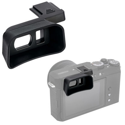 Picture of Soft Silicon Camera Viewfinder Eyecup Eyeshade for Fuji Fujifilm X-E4 XE4 Eyepiece Eye Cup Protector