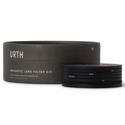 Picture of Urth 72mm Magnetic UV, Circular Polarizing (CPL), ND8, ND1000 Lens Filter Kit (Plus+)