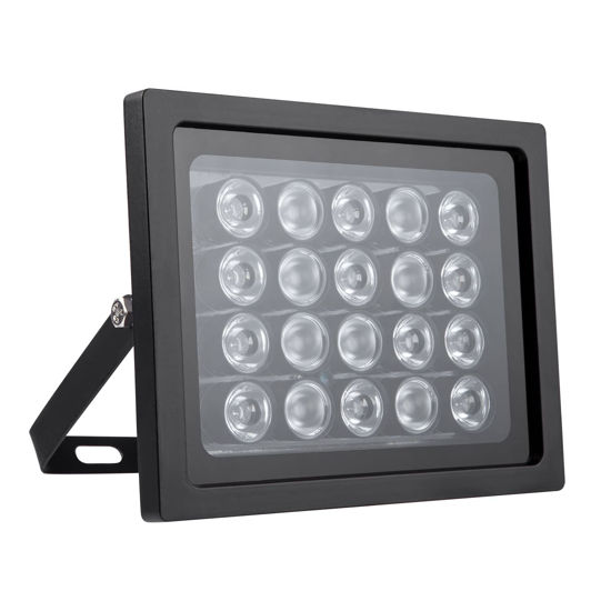 Picture of Infrared Illuminator 20pcs Array IR LEDs IR Illuminator Night Vision Wide Angle Long Range Outdoor Waterproof for CCTV Security Camera (Black)