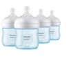 Picture of Philips AVENT Natural Baby Bottle with Natural Response Nipple, Blue, 4oz, 4pk, SCY900/24