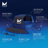 Picture of MISSION Cooling Bucket Hat, UPF 50, 3" Wide Brim Sun Hat - Cools When Wet, UPF 50 (Navy)