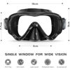 Picture of Kids Swim Goggles Snorkel Mask Diving Scuba Mask Snorkeling Goggles for Kids Boys Girls Youth, Anti-Fog 180° Clear View Kids Pool Underwater Swimming Goggles with Nose Cover, Snorkel Swim Equipment