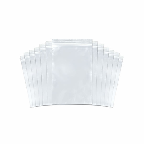 Picture of SNL Quality Zipper Lock Reclosable Clear Disposable Plastic Bags, Strong | 4" X 6" - 2 MIL - 100 Bags