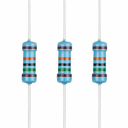 Picture of EDGELEC 100pcs 150K ohm Resistor 1/2w (0.5Watt) ±1% Tolerance Metal Film Fixed Resistor, Multiple Values of Resistance Optional