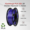 Picture of Flashforge 3D Printer Filament Silk PLA 1.75mm, 3D Printing Filaments 1kg Spool-Dimensional Accuracy +/- 0.02mm, Environmental Friendliness, no Smoke and no Odor (Blue, Silk PLA)