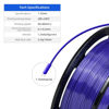 Picture of Flashforge 3D Printer Filament Silk PLA 1.75mm, 3D Printing Filaments 1kg Spool-Dimensional Accuracy +/- 0.02mm, Environmental Friendliness, no Smoke and no Odor (Blue, Silk PLA)