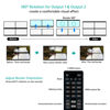 Picture of MT-VIKI 2x2 Video Wall Controller, 4K@30Hz HD Display with 2 HDMI Input and 4 HDMI Output, 180° Degree Rotate, 8 Display Modes, Cascading-3x3, 4x4