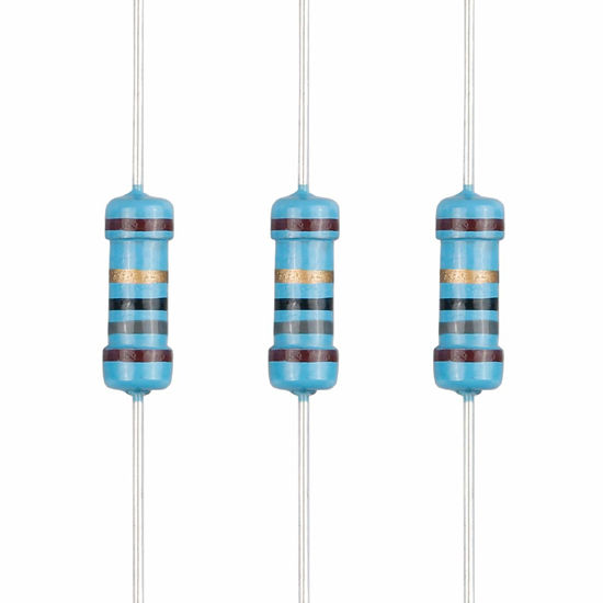 Picture of EDGELEC 100pcs 18 ohm Resistor 1/2w (0.5Watt) ±1% Tolerance Metal Film Fixed Resistor, Multiple Values of Resistance Optional