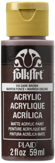 FolkArt 2 oz. Acrylic Paint- Real Brown