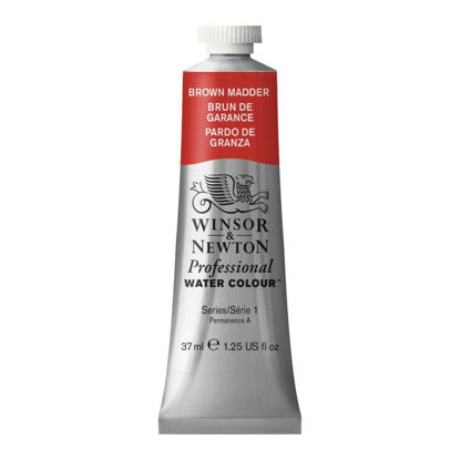 Picture of Winsor & Newton Professional Watercolor, 37ml (1.25-oz) Tube, Brown Madder