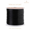 Picture of BEADNOVA 1mm Elastic Stretch Crystal String Cord for Jewelry Making Bracelet Beading Thread 60m/roll (Black)