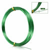 Picture of 32.8 Feet Aluminum Wire, Wire Armature, Bendable Metal Craft Wire for Making Dolls Skeleton DIY Crafts (Green,1 mm Thickness)