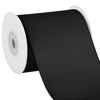 Picture of Solid Color Double Faced Black Satin Ribbon 3" X 10 Yards, Ribbons Perfect for Crafts, Wedding Decor, Bow Making, Sewing, Gift Package Wrapping and More