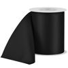 Picture of Solid Color Double Faced Black Satin Ribbon 3" X 10 Yards, Ribbons Perfect for Crafts, Wedding Decor, Bow Making, Sewing, Gift Package Wrapping and More