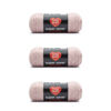 Picture of Red Heart Super Saver Brushed Dusty Pink Yarn - 3 Pack of 140g/5oz - Acrylic - 4 Medium (Worsted) - 255 Yards - Knitting/Crochet