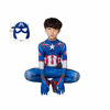 Picture of Magnetry Kids Bodysuit Superhero Costumes Spandex Halloween Cosplay Costumes (Small, Blue)………