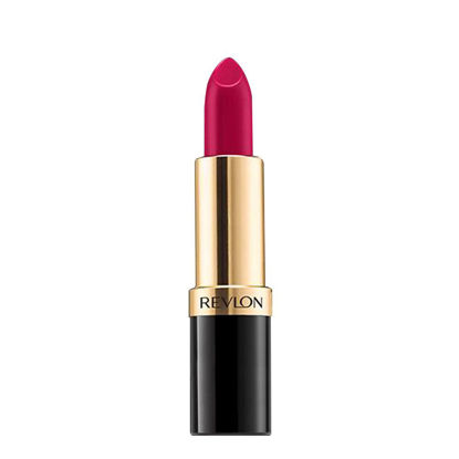 Picture of Revlon Super Lustrous Lipstick, High Impact Lipcolor with Moisturizing Creamy Formula, Infused with Vitamin E and Avocado Oil in Pinks, Fuchsia Fusion (657) 0.15 oz