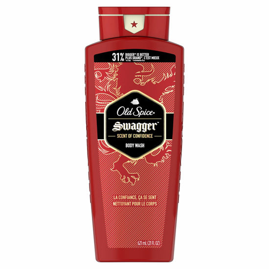 Picture of Old Spice Body Wash for Men, Swagger Scent of Confidence, 21 Fl Oz (Pack Of 4)