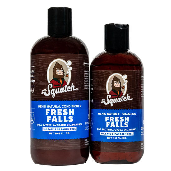 Picture of Dr. Squatch Fresh Falls Shampoo + Conditioner Hair Bundle