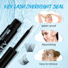 Picture of Lash Overnight Sealer Cluster Lashes Overnighter DIY Lash Extension Sealer Extend Lash Wear Up to 14 Days Black Lash Sealer Long Lasting Easy to Remove 5ml