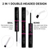 Picture of Lash Bond and Seal 10ML Bond and Seal Lash Glue for Individual Lashes Super Strong Hold 48-72 Hours Cluster Lash Glue Waterproof DIY Eyelash Extension Kit Self Application at Home