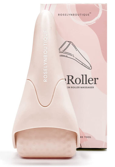 Picture of ROSELYNBOUTIQUE Cryotherapy Ice Roller for Face Wrinkles Massager - Self Care Gifts Skincare Facial Tools Relaxation Puffiness for Whole Body Face Eyes (Beige)