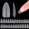 Picture of Beetles Gel Nail Tips Easy Nail Extension Pre-etched Soft Gel Nail Tips Matte Medium Almond Nails 15 Size 240Pcs No Filing Needed Soak Off Diy Gell Tips Acrylic Nails False Press on Nail Tips