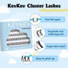 Picture of KevKev Lash Clusters 48 Pcs Cluster Lashes Eyelash Clusters DIY Cluster Eyelash Extensions Individual Lashes Soft and Comfortable (Humid,D-10-16mix)