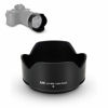 Picture of Reversible Lens Hood Shade for Nikon NIKKOR Z DX 50-250mm f/4.5-6.3 VR Lens and NIKKOR Z 50mm f/1.8 S Lens Replaces HB-90A HB-90 Lens Hood Available to Attach 62mm Filter & Lens Cap