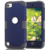 Picture of Case for iPod Touch 7th / 6th / 5th Generation, Dual Layered Hard PC Case + Silicone Shockproof Heavy Duty High Impact Armor Hard Cover for Apple iPod Touch 7 6 5 case (Darkblue+Darkgrey)