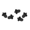 Picture of 15PCS 6.35mm Audio Jack PC DVD AV Equipment Microphone Socket Dust Cover-Black Rubber