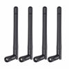 Picture of Bingfu Dual Band WiFi 2.4GHz 5GHz 5.8GHz 3dBi MIMO RP-SMA Male Antenna (4-Pack) for WiFi Router Wireless Network Card USB Adapter Security IP Camera Video Surveillance Monitor