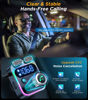 Picture of 2022 Bluetooth 5.3 FM Transmitter for Car, JOYROOM [Stronger Dual Mics & HiFi Deep Bass Sound] , 48W PD&QC3.0 Bluetooth Car Adapter, Hands-Free Calling, Larger LED, AUX Output & U Disk