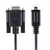 Picture of StarTech.com 3m RS232 Serial Null Modem Cable, Crossover Serial Cable w/Al-Mylar Shielding, DB9 Serial COM Port Cable Female to Male, Compatible w/DTE Devices, Black, F/M (9FMNM-3M-RS232-CABLE)