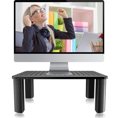 Picture of Pholiten Monitor Stand Riser,Laptop Stand Riser for Desk, Adjustable Laptop Stand Riser Holder,Computer Raiser,Desk Computer Stand,Laptop shelf,Monitor Risers