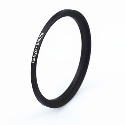 Picture of 62mm to 67mm Step-Up Ring Filter adapter/62mm to 67mm Camera Filter Ring for 67mm UV,ND,CPL,Metal Step Up Ring